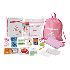 女性のための非常持出セット