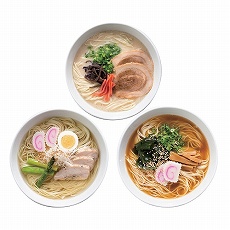 博多ラーメン「3種の味」　